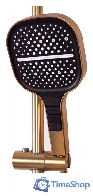 Душевая система  Hansberge H5049 (золото матовый) - Изображение №3 — Интернет-магазин Time-Shop