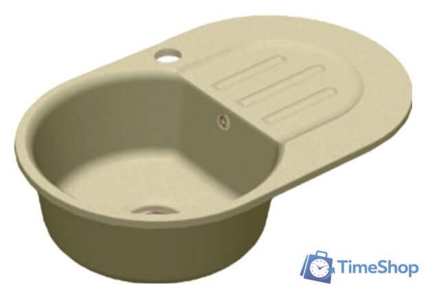 Кухонная мойка GranFest SMART GF-SM685L (песочный) - Изображение №1 — Интернет-магазин Time-Shop