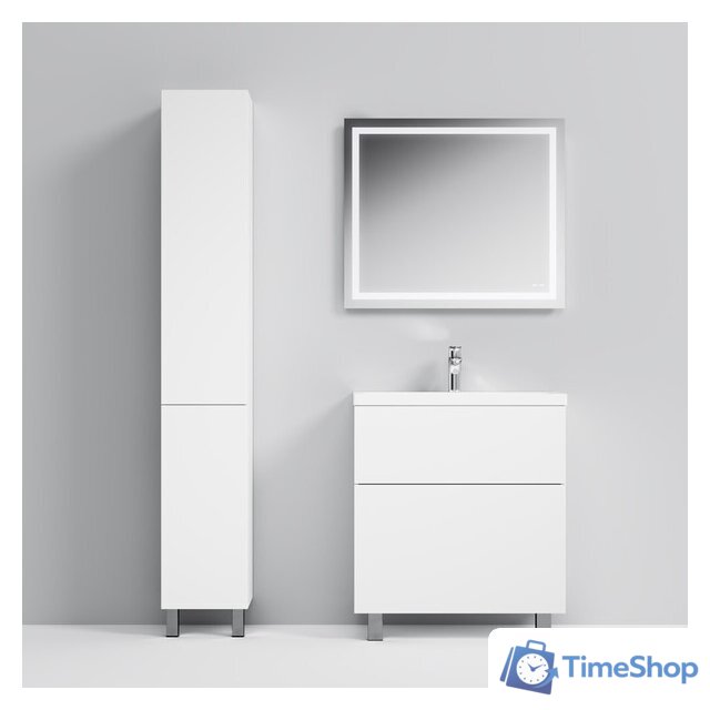  AM.PM Шкаф-пенал Gem 30 M90CSL0306WG (левый, белый глянец) - Изображение №5 — Интернет-магазин Time-Shop