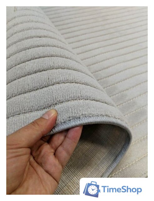 Ковер для жилой комнаты Radjab Carpet Сканди Сизаль Прямоугольник 10936B 12277RK (1.6x3, Grii/Grii) - Изображение №6 — Интернет-магазин Time-Shop