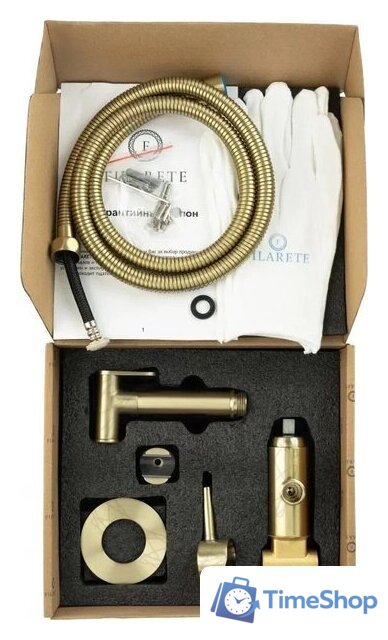 Гигиенический душ Filarete Roun FL100 (золото матовый) - Изображение №6 — Интернет-магазин Time-Shop