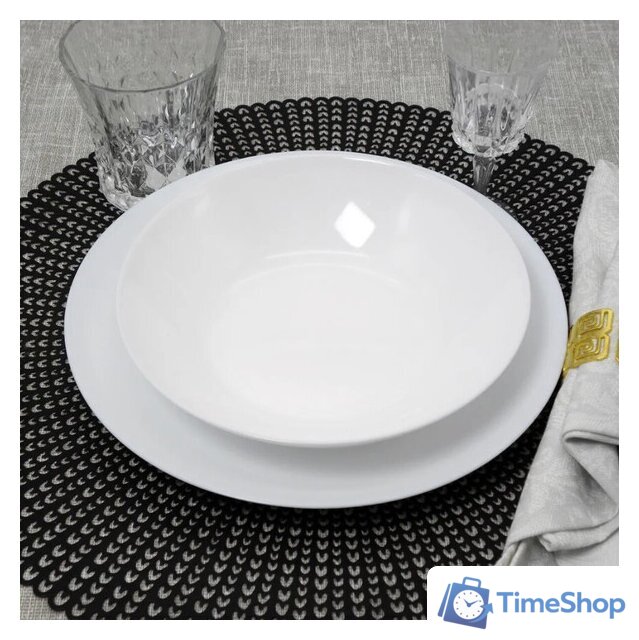 Набор тарелок Luminarc Zelie V3792 - Изображение №5 — Интернет-магазин Time-Shop