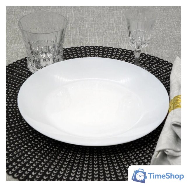 Набор тарелок Luminarc Zelie V3792 - Изображение №3 — Интернет-магазин Time-Shop