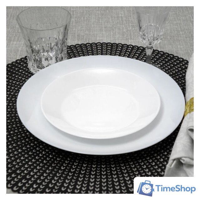 Набор тарелок Luminarc Zelie V3792 - Изображение №4 — Интернет-магазин Time-Shop