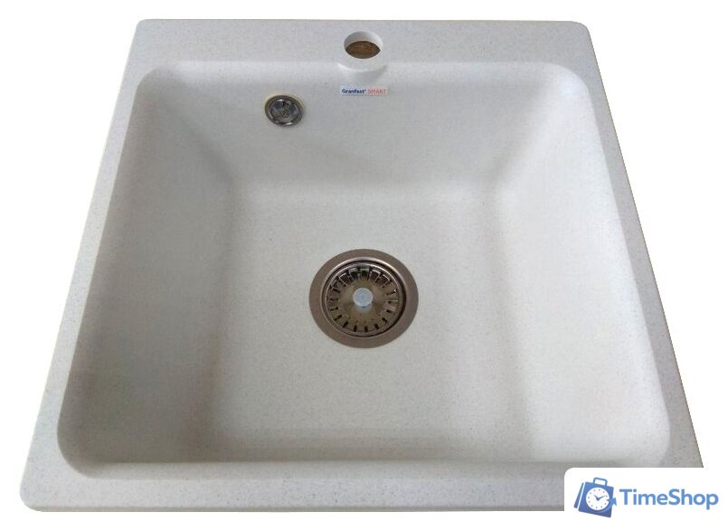 Кухонная мойка GranFest SMART GF-SM430 (белый) - Изображение №1 — Интернет-магазин Time-Shop