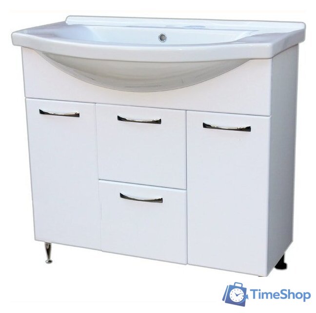  СанитаМебель Тумба Камелия 69.51к Д2 с умывальником Эльбрус 90 - Изображение №1 — Интернет-магазин Time-Shop