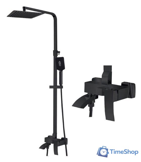 Душевая система  Kern K5057 Black - Изображение №1 — Интернет-магазин Time-Shop