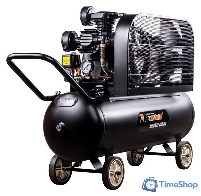 Компрессор FoxWeld Aeromax 480/100 5887 - Изображение №3 — Интернет-магазин Time-Shop