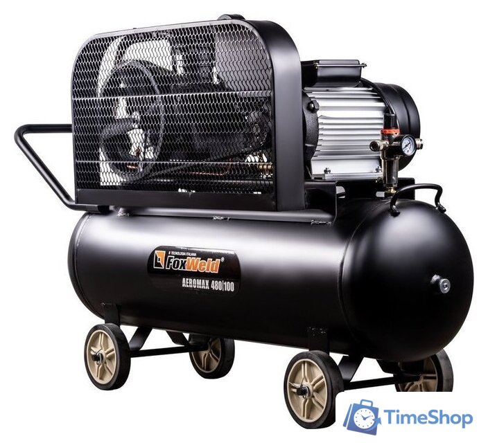 Компрессор FoxWeld Aeromax 480/100 5887 - Изображение №2 — Интернет-магазин Time-Shop