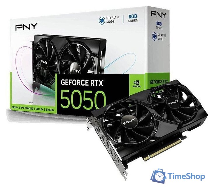 Видеокарта PNY GeForce RTX 5050 Dual Fan VCG50508DFXPB1 - Изображение №9 — Интернет-магазин Time-Shop