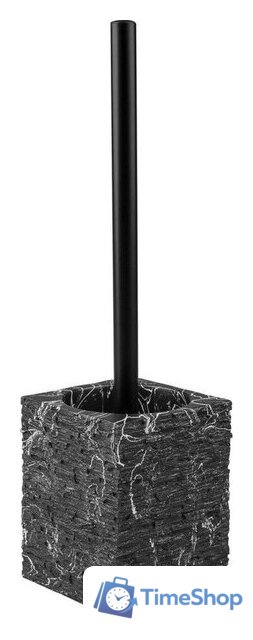 Ершик для унитаза Perfecto Linea Stonewave 35-130804 (черный) - Изображение №1 — Интернет-магазин Time-Shop