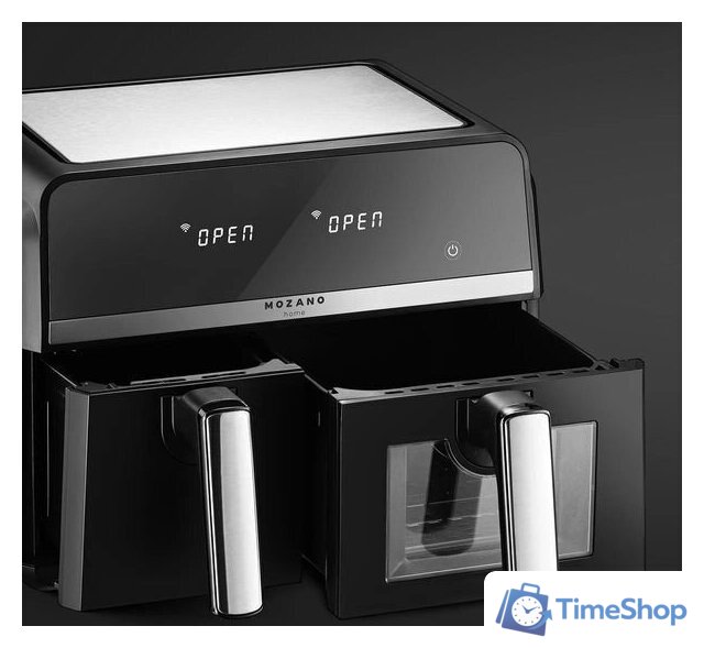Аэрогриль (аэрофритюрница) Mozano DuoFry Unlimited 9L - Изображение №6 — Интернет-магазин Time-Shop