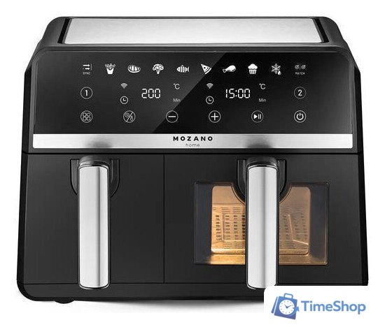 Аэрогриль (аэрофритюрница) Mozano DuoFry Unlimited 9L - Изображение №1 — Интернет-магазин Time-Shop