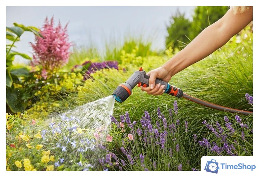 Распылитель Gardena Пистолет-наконечник для полива Comfort ecoPulse 18304-20 - Изображение №5 — Интернет-магазин Time-Shop