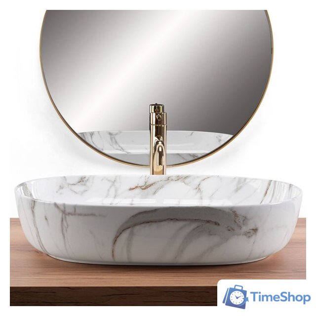 Умывальник Rea Cleo 61 (aiax shiny) - Изображение №4 — Интернет-магазин Time-Shop