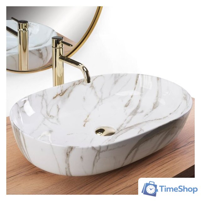 Умывальник Rea Cleo 61 (aiax shiny) - Изображение №2 — Интернет-магазин Time-Shop