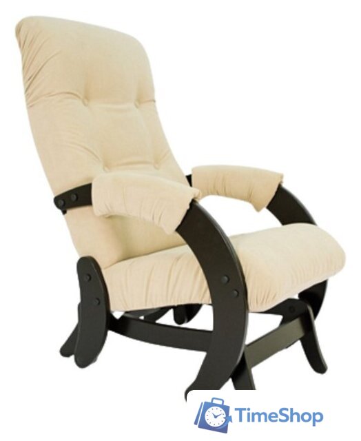 Кресло-глайдер Glider 68 550x880x1000 (Ultra Sand/венге) - Изображение №1 — Интернет-магазин Time-Shop