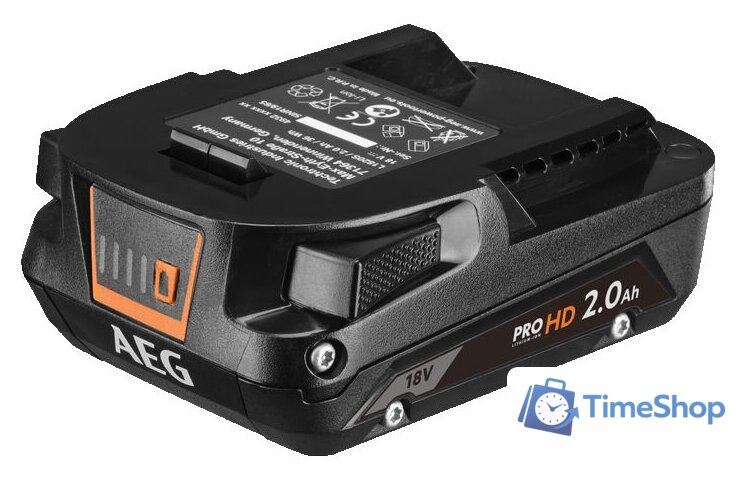 Аккумулятор AEG Powertools L1820SHD 4935478858 (18В/2 Ah) - Изображение №1 — Интернет-магазин Time-Shop