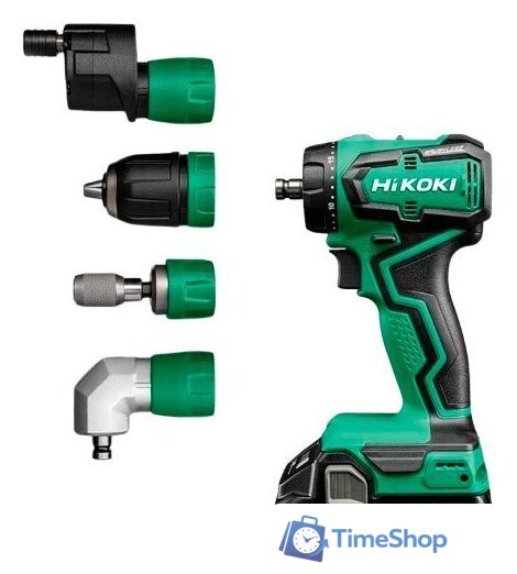 Дрель-шуруповерт Hikoki DS18DDQ WSZ (с 2-мя АКБ, кейс) - Изображение №1 — Интернет-магазин Time-Shop