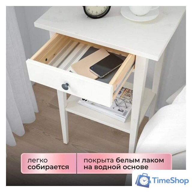 Тумба ММЦ Кантри 01 (белый лак) - Изображение №3 — Интернет-магазин Time-Shop