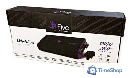 Автомобильный усилитель Five LM-4.130 - Изображение №5 — Интернет-магазин Time-Shop