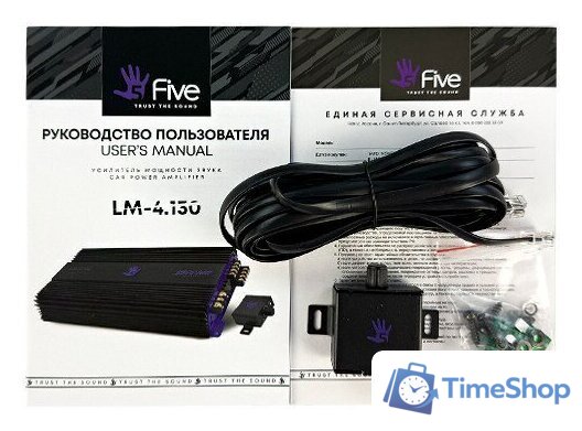 Автомобильный усилитель Five LM-4.130 - Изображение №4 — Интернет-магазин Time-Shop
