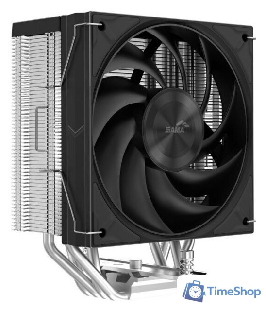 Кулер для процессора Sama A40E (серебристый/черный) - Изображение №2 — Интернет-магазин Time-Shop