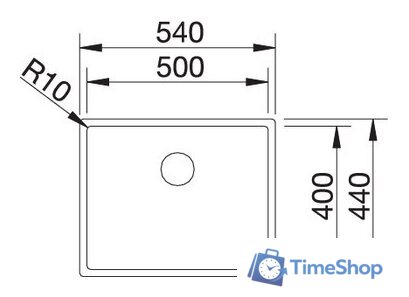 Кухонная мойка Blanco Claron 500-IF - Изображение №3 — Интернет-магазин Time-Shop