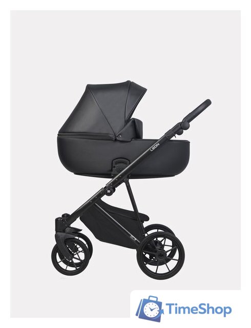 Универсальная коляска Riko Basic Leon (2 в 1, 04 черный) - Изображение №10 — Интернет-магазин Time-Shop