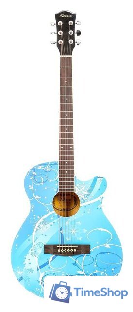 Акустическая гитара Elitaro E4040 Blue Fantasy - Изображение №1 — Интернет-магазин Time-Shop