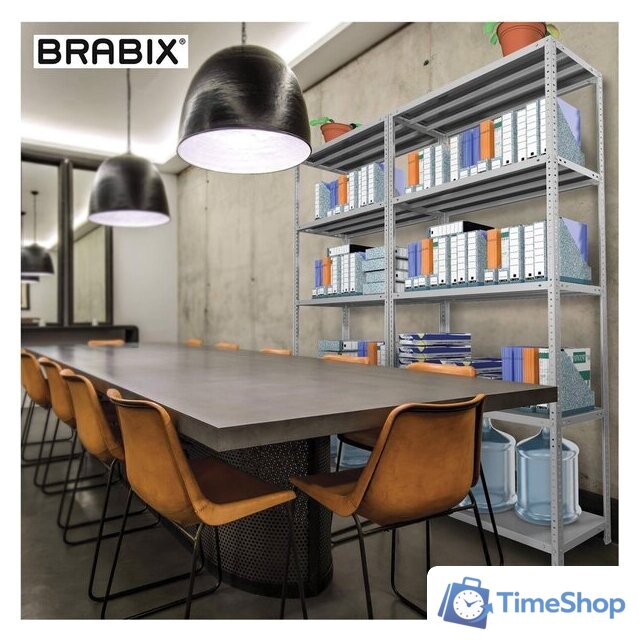 Стеллаж Brabix Ms Plus-200/30-5 291108 - Изображение №10 — Интернет-магазин Time-Shop
