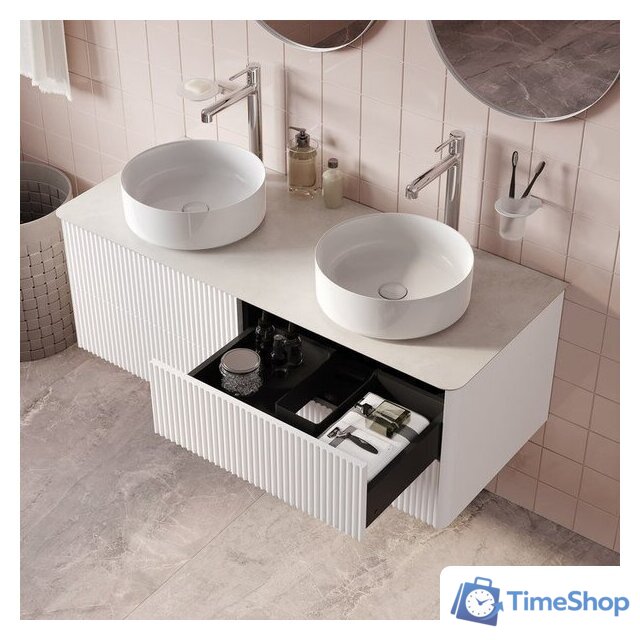  IDDIS Тумба под умывальник Aiger AIG12W0i95 (белый) - Изображение №6 — Интернет-магазин Time-Shop