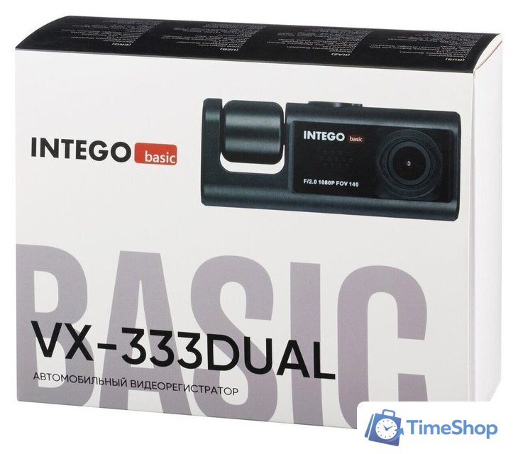 Видеорегистратор Intego Basic VX-333Dual - Изображение №4 — Интернет-магазин Time-Shop