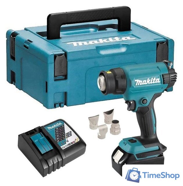 Промышленный фен Makita DHG181RT1J (с 1-им АКБ, кейс) - Изображение №1 — Интернет-магазин Time-Shop