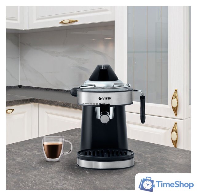 Рожковая кофеварка Vitek VT-1510 - Изображение №6 — Интернет-магазин Time-Shop