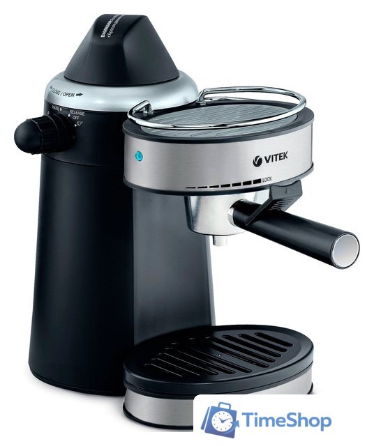 Рожковая кофеварка Vitek VT-1510 - Изображение №2 — Интернет-магазин Time-Shop