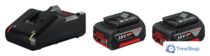 Аккумулятор с зарядным устройством Bosch GBA 18V+GAL 18V-40 Professional 1600A019S0 (18В/4 Ah + 14.4-18В) - Изображение №1 — Интернет-магазин Time-Shop