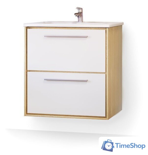  Raval Тумба под умывальник Frame 60 FRA.01.60/P/W-DS - Изображение №1 — Интернет-магазин Time-Shop