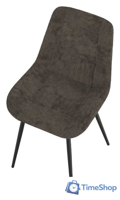 Стул Олмеко Николь (велюр Панда браун шоколад/черный) - Изображение №5 — Интернет-магазин Time-Shop