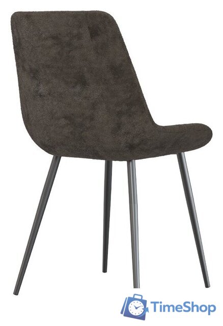 Стул Олмеко Николь (велюр Панда браун шоколад/черный) - Изображение №4 — Интернет-магазин Time-Shop