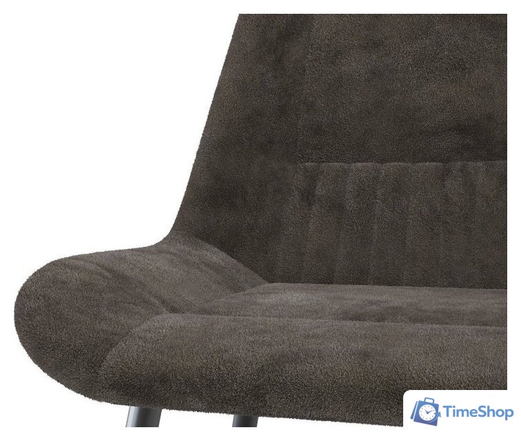 Стул Олмеко Николь (велюр Панда браун шоколад/черный) - Изображение №6 — Интернет-магазин Time-Shop