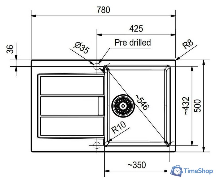 Кухонная мойка Franke Sirius 2.0 S2D 611-78 (оникс) - Изображение №2 — Интернет-магазин Time-Shop