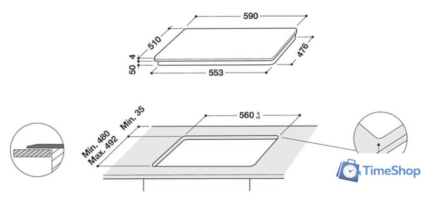 Варочная панель Whirlpool WL B1160 BF - Изображение №11 — Интернет-магазин Time-Shop
