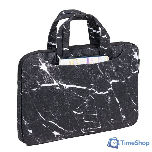 Сумка BRAUBERG Marble 270835 (белый/черый) - Изображение №2 — Интернет-магазин Time-Shop