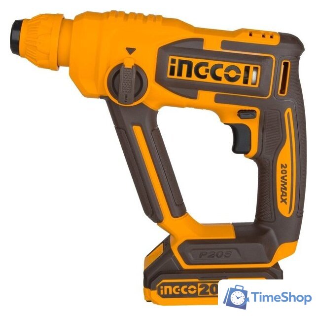 Перфоратор Ingco CRHLI201681 (с 1-им АКБ, кейс) - Изображение №3 — Интернет-магазин Time-Shop