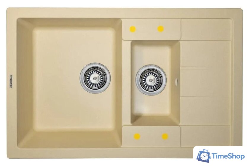 Кухонная мойка Ecoshtein Rechteck 781.5 (шампань) - Изображение №1 — Интернет-магазин Time-Shop