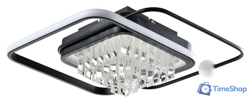 Припотолочная люстра LED4U L8022-450 BK - Изображение №1 — Интернет-магазин Time-Shop