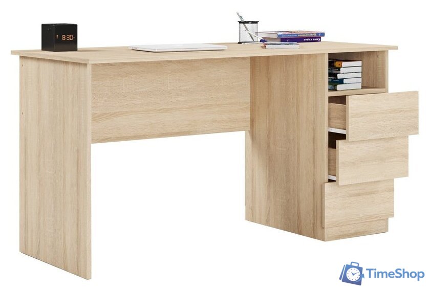 Стол Mio Tesoro Велия МВ-08 140х60 (дуб сонома) - Изображение №6 — Интернет-магазин Time-Shop