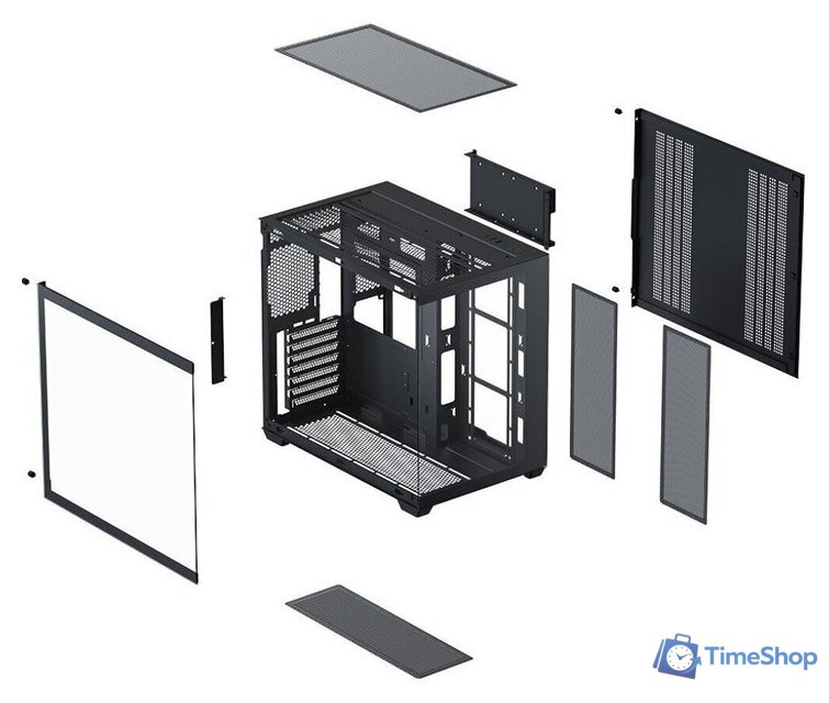 Корпус XASTRA QW500 7ARGB-C10-UC (черный) - Изображение №10 — Интернет-магазин Time-Shop