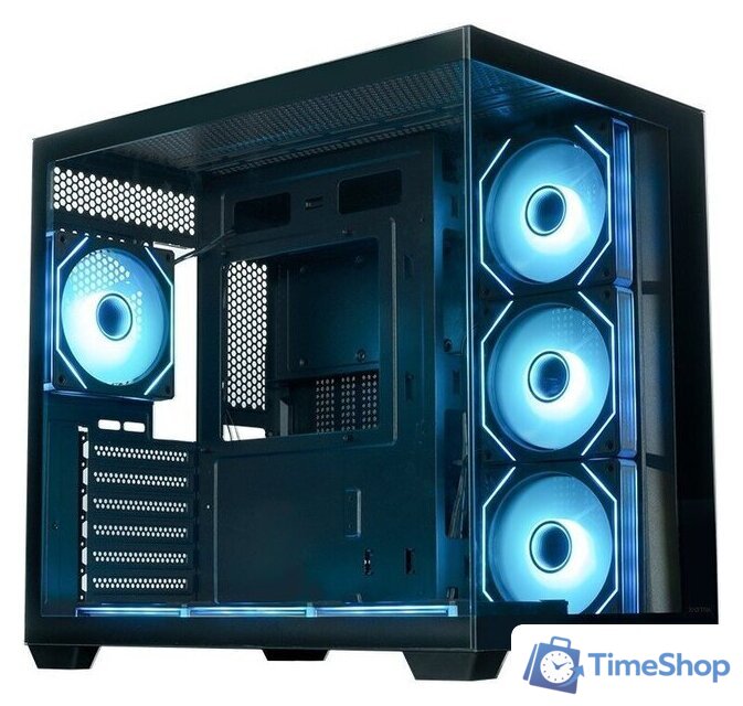 Корпус XASTRA QW500 7ARGB-C10-UC (черный) - Изображение №2 — Интернет-магазин Time-Shop